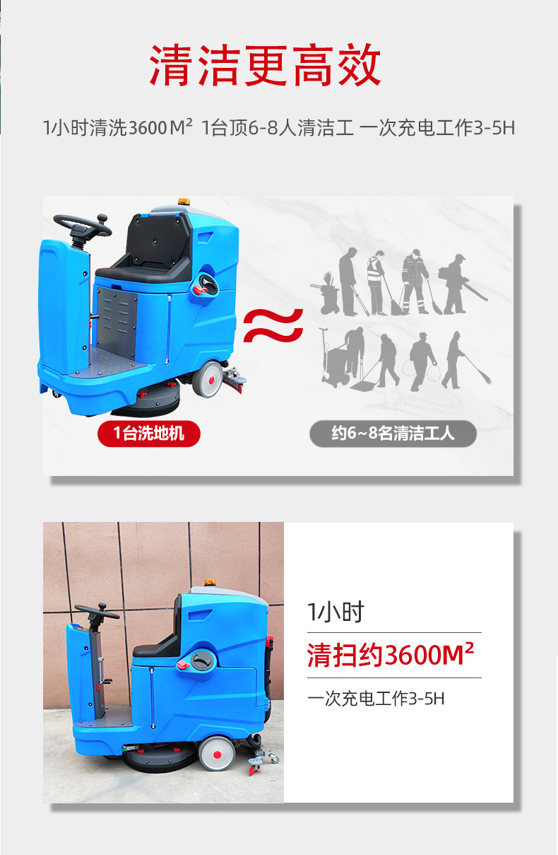 彰化驾驶式洗地机更适合用在高铁站